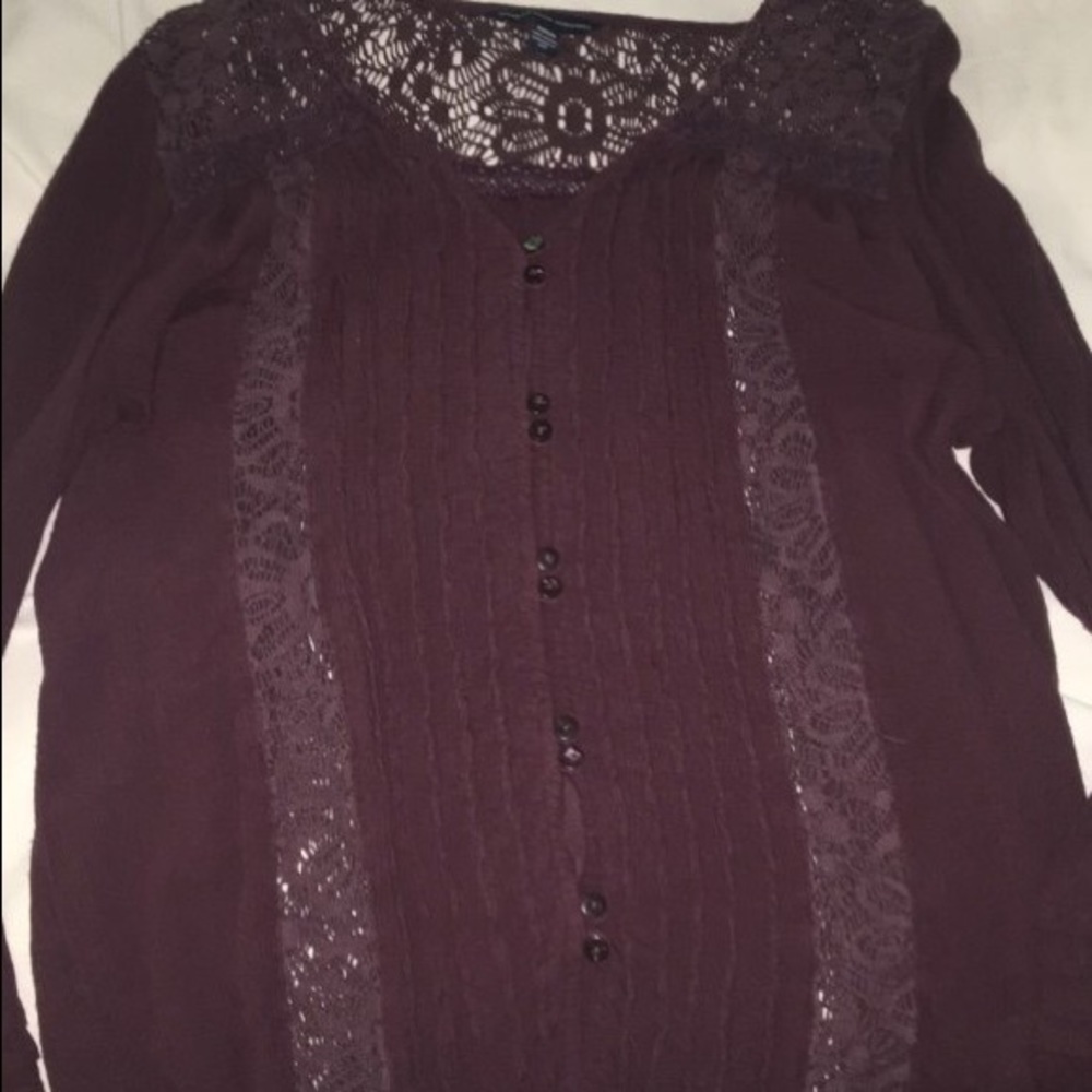 Maroon blouse